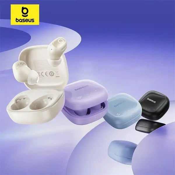 Baseus Bass BD1 TWS Wireless Earphones (Bluetooth v5.4, 8H, IP55, Punchy Sound)