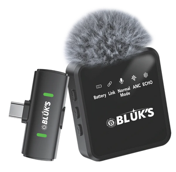 BLUK'S BX-17 | Lavaliere Collar Wireless ANC Mic