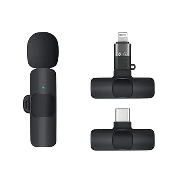 K9 Wireless Collar Mic iPhone/Android & Type C Supported Wireless Microphone