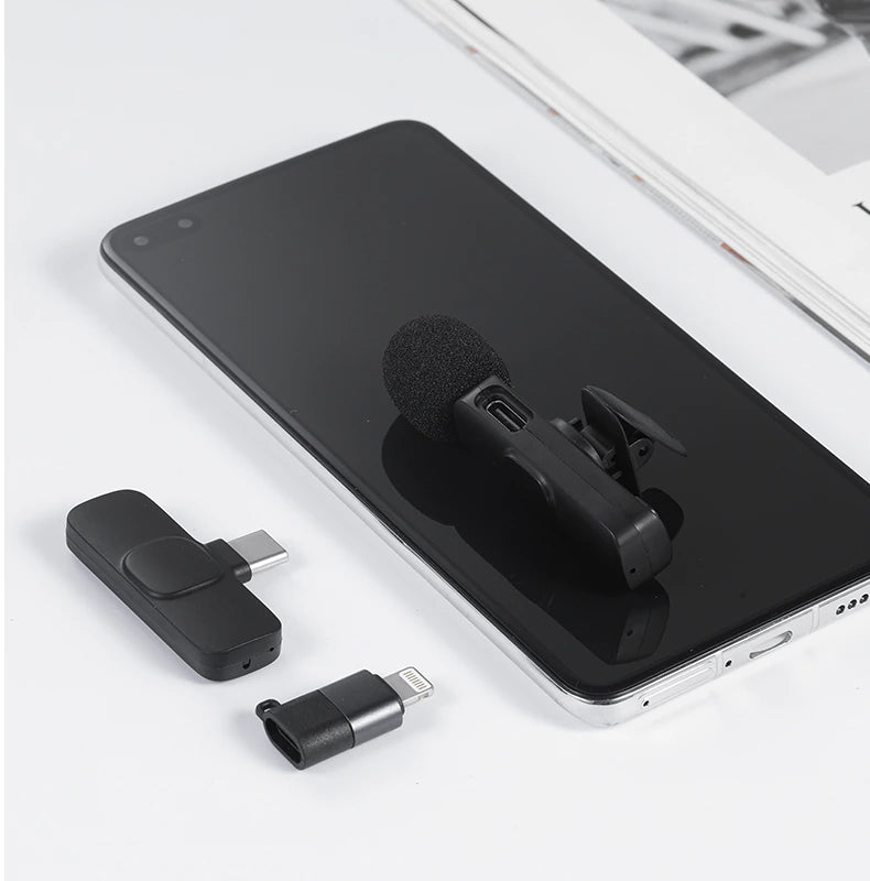 K9 Wireless Collar Mic iPhone/Android & Type C Supported Wireless Microphone